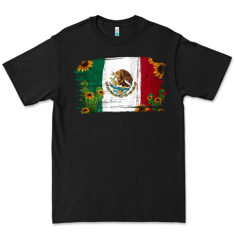Mexican Flag Cactus Sunflower Premium Tee by Jasminsmagicworld | Teevron