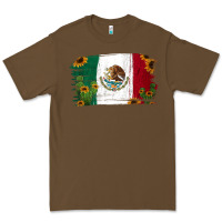 Cacao Mexican Flag Cactus Sunflower Premium Tee - Jasminsmagicworld