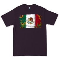 Plum Mexican Flag Cactus Sunflower Premium Tee - Jasminsmagicworld