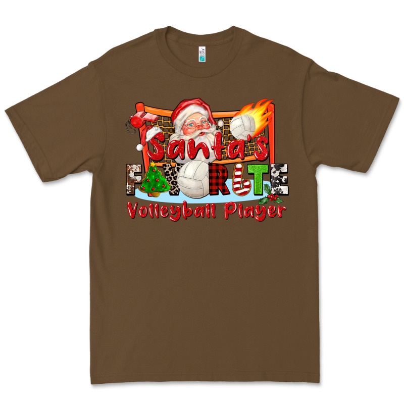 Santas Favorite Volleyball Player Premium Tee by CowGirlArtShop | Teevron