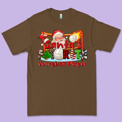 Santas Favorite Volleyball Player Premium Tee Designed By Cowgirlartshop
