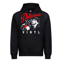 Black delicious vinyl Urban Hoodie - linhVisuals