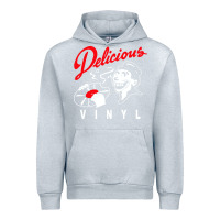 Heather Grey delicious vinyl Urban Hoodie - linhVisuals