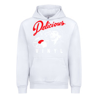 White delicious vinyl Urban Hoodie - linhVisuals