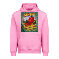 Fuchsia Pink waiting for columbus - little feat Urban Hoodie - linhVisuals