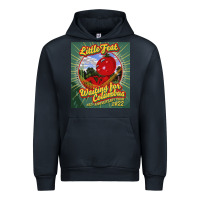 Navy waiting for columbus - little feat Urban Hoodie - linhVisuals