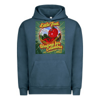 Pigment Midnight Navy waiting for columbus - little feat Urban Hoodie - linhVisuals