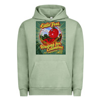 Pigment Oil Green waiting for columbus - little feat Urban Hoodie - linhVisuals