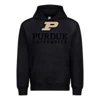 Black Purdue University, Apparel Urban Hoodie - linhVisuals
