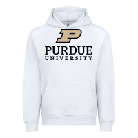 White Purdue University, Apparel Urban Hoodie - linhVisuals