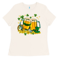 Bone St. Patrick's Day beer Ladies Tee - HowdyJamesFarm