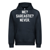 Navy Me? sarcastic? never - funny sayings Urban Hoodie - linhVisuals