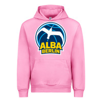 Fuchsia Pink berlin albatrosse #ffce00 alba berlin, berlin, germany,  bg charlotten Urban Hoodie - linhVisuals