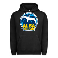 Pigment Black berlin albatrosse #ffce00 alba berlin, berlin, germany,  bg charlotten Urban Hoodie - linhVisuals
