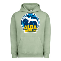 Pigment Oil Green berlin albatrosse #ffce00 alba berlin, berlin, germany,  bg charlotten Urban Hoodie - linhVisuals