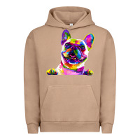 Pigment Burro frenchie french bulldog pop art portrait bouledogue t shirt Urban Hoodie - linhVisuals