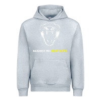 Heather Grey Against Me! Urban Hoodie - linhVisuals