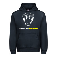Navy Against Me! Urban Hoodie - linhVisuals