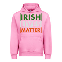 Fuchsia Pink irish lives matter Urban Hoodie - linhVisuals