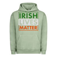 Pigment Oil Green irish lives matter Urban Hoodie - linhVisuals