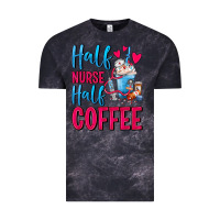 Cloud Black Half Nurse Half Coffee Vintage Tee - FaDigitalArtStudio
