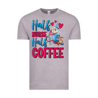 Vintage Zinc Half Nurse Half Coffee Vintage Tee - FaDigitalArtStudio