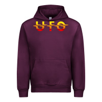 Mauve Wine Ufo Urban Hoodie - linhVisuals
