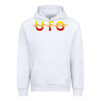 White Ufo Urban Hoodie - linhVisuals