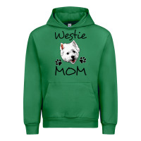 Emerald westie mom dog mama west highland terrier dog Urban Hoodie - linhVisuals