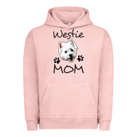 Pigment Salmon westie mom dog mama west highland terrier dog Urban Hoodie - linhVisuals