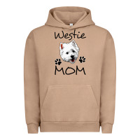 Pigment Burro westie mom dog mama west highland terrier dog Urban Hoodie - linhVisuals