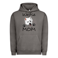 Pigment Tornado westie mom dog mama west highland terrier dog Urban Hoodie - linhVisuals