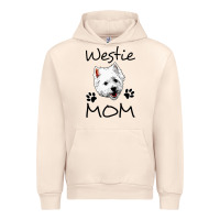Sandshell westie mom dog mama west highland terrier dog Urban Hoodie - linhVisuals