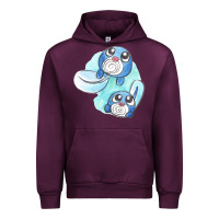 Mauve Wine poliwag watercolor Urban Hoodie - linhVisuals