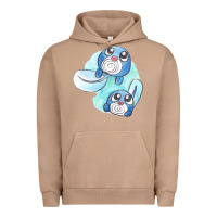 Pigment Burro poliwag watercolor Urban Hoodie - linhVisuals