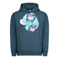 Pigment Midnight Navy poliwag watercolor Urban Hoodie - linhVisuals