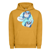 Pigment Peanut Butter poliwag watercolor Urban Hoodie - linhVisuals