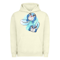 Pigment Pistachio poliwag watercolor Urban Hoodie - linhVisuals