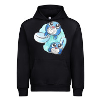 Black poliwag watercolor Urban Hoodie - linhVisuals