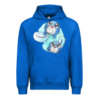 Cobalt poliwag watercolor Urban Hoodie - linhVisuals