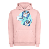 Pigment Salmon poliwag watercolor Urban Hoodie - linhVisuals