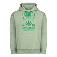 Pigment Oil Green tegridy farms Urban Hoodie - linhVisuals