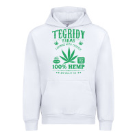 White tegridy farms Urban Hoodie - linhVisuals