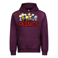 Mauve Wine peanuts animation Urban Hoodie - linhVisuals