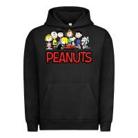 Pigment Black peanuts animation Urban Hoodie - linhVisuals