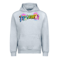 Heather Grey trasher Urban Hoodie - linhVisuals