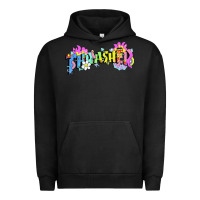 Pigment Black trasher Urban Hoodie - linhVisuals