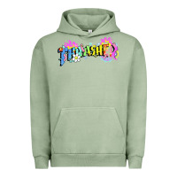 Pigment Oil Green trasher Urban Hoodie - linhVisuals