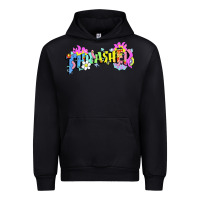 Black trasher Urban Hoodie - linhVisuals