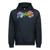 Navy trasher Urban Hoodie - linhVisuals